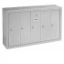 Commercial 3505 5 Door Aluminum Vertical Mailboxes