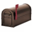 Residential Antique Rural Mailbox with Extruded and Die Cast Alm