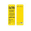Master Lock S4701 Yellow Caution Scaffolding Tag